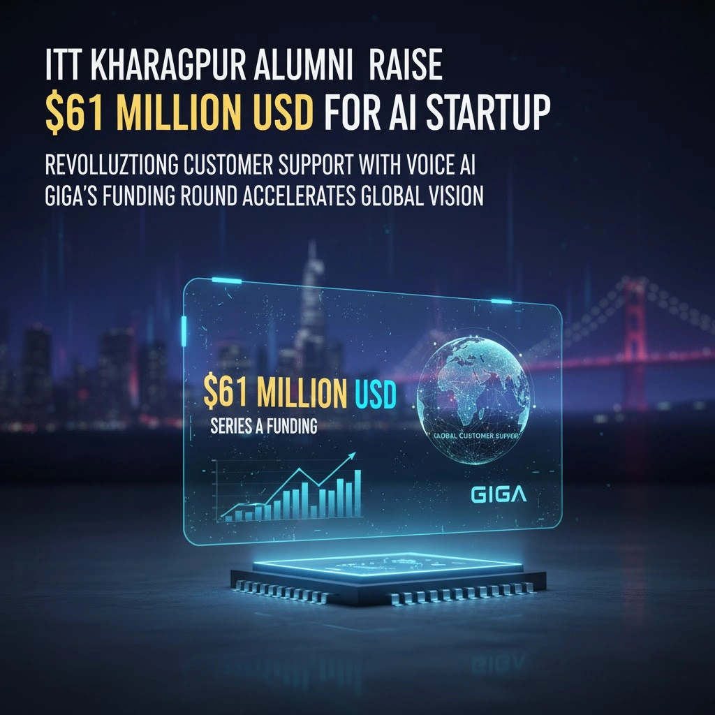 IIT Kharagpur Engineers Varun Vummadi and Esha Manideep Raise $61 Million for Giga AI Startup Two IIT Kharagpur engineers Varun Vummadi and Esha Manideep secure $61 million funding for their AI startup Giga