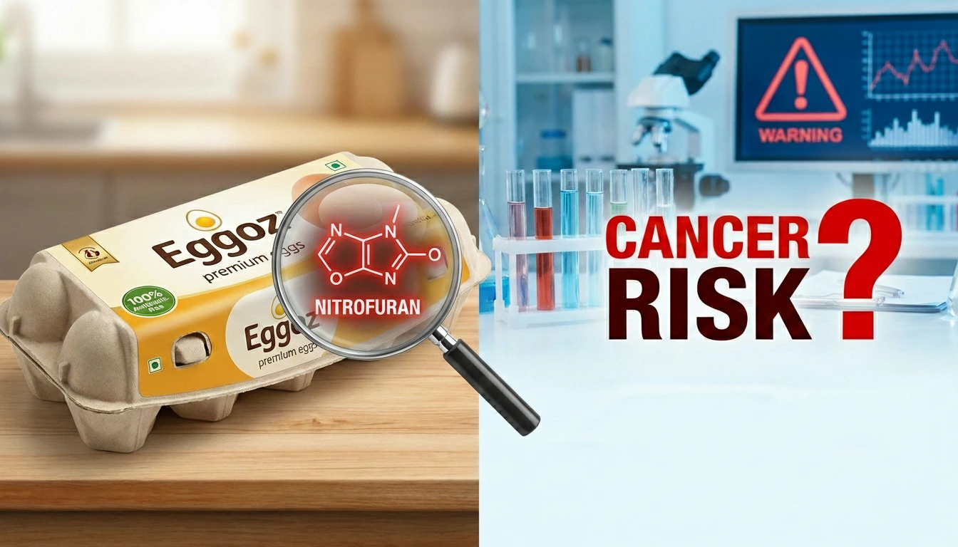 Eggoz Eggs Cancer Controversy: क्या प्रीमियम अंडे खाने से कैंसर का खतरा है? जानिए पूरा सच Eggoz Eggs Cancer Controversy: क्या प्रीमियम अंडे खाने से कैंसर का खतरा है? जानिए पूरा सच