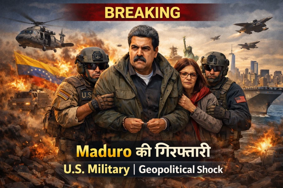 Nicolás Maduro और उनकी पत्नी Cilia Flores को US military ने Venezuela में Operation Absolute Resolve में पकड़ा