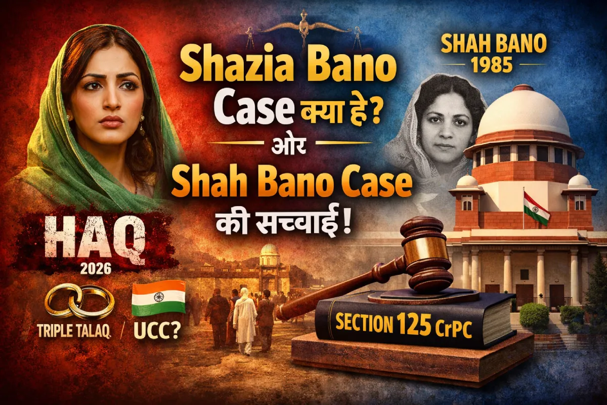 Shazia Bano Case explained - Haq Movie and Shah Bano Supreme Court verdict 2026