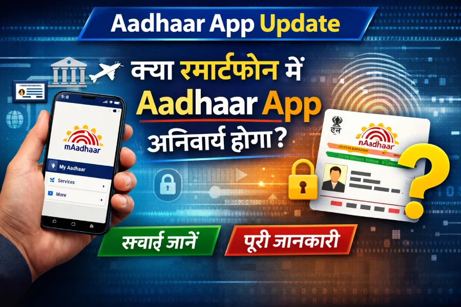 Aadhaar App Update: क्या स्मार्टफोन में Aadhaar App अनिवार्य होगा?