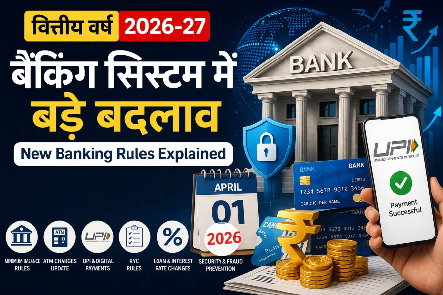 New Financial Rules 2026-27 Changes in Banking: 1 अप्रैल से बदल गए बैंक के ये नियम