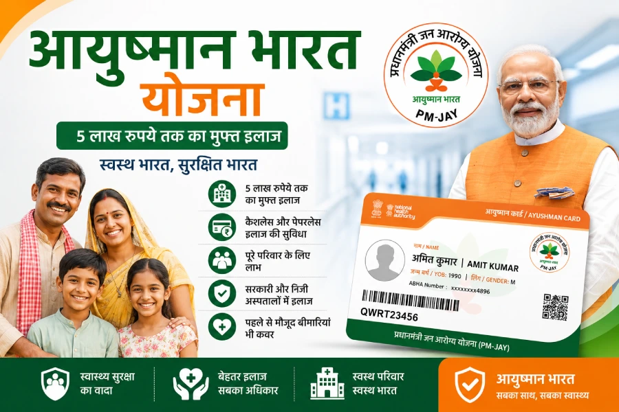 Ayushman Bharat Yojana (PM-JAY): एलिजिबिलिटी, बेनिफिट्स और रजिस्ट्रेशन के बारे में पूरी जानकारी